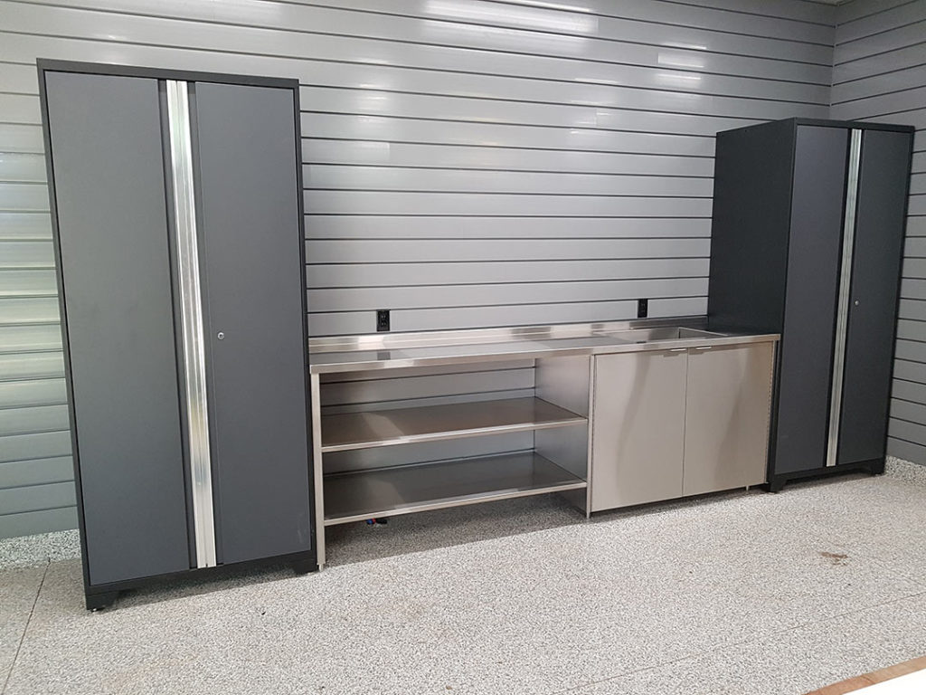 stainless steel garage storage