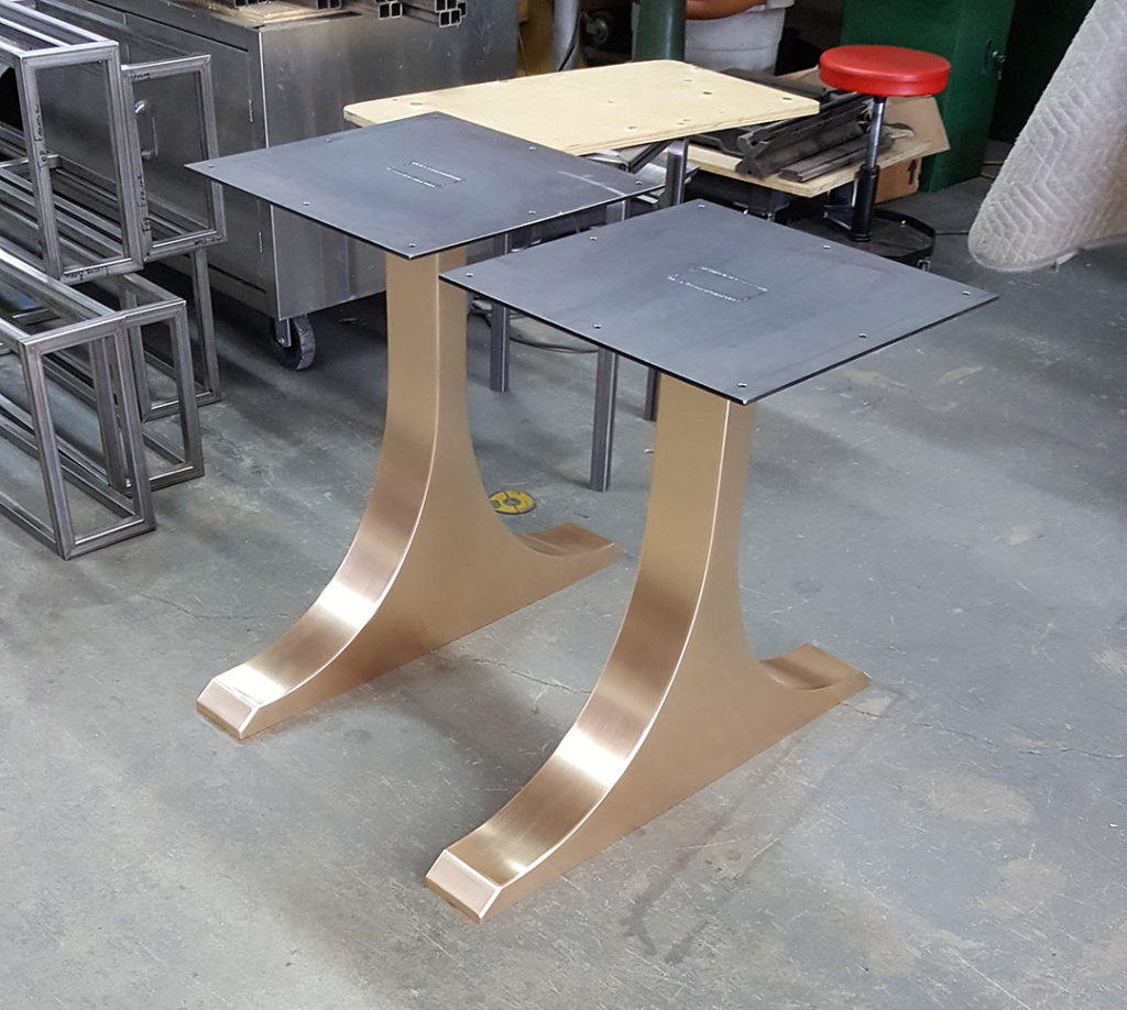 stainless steel table bases